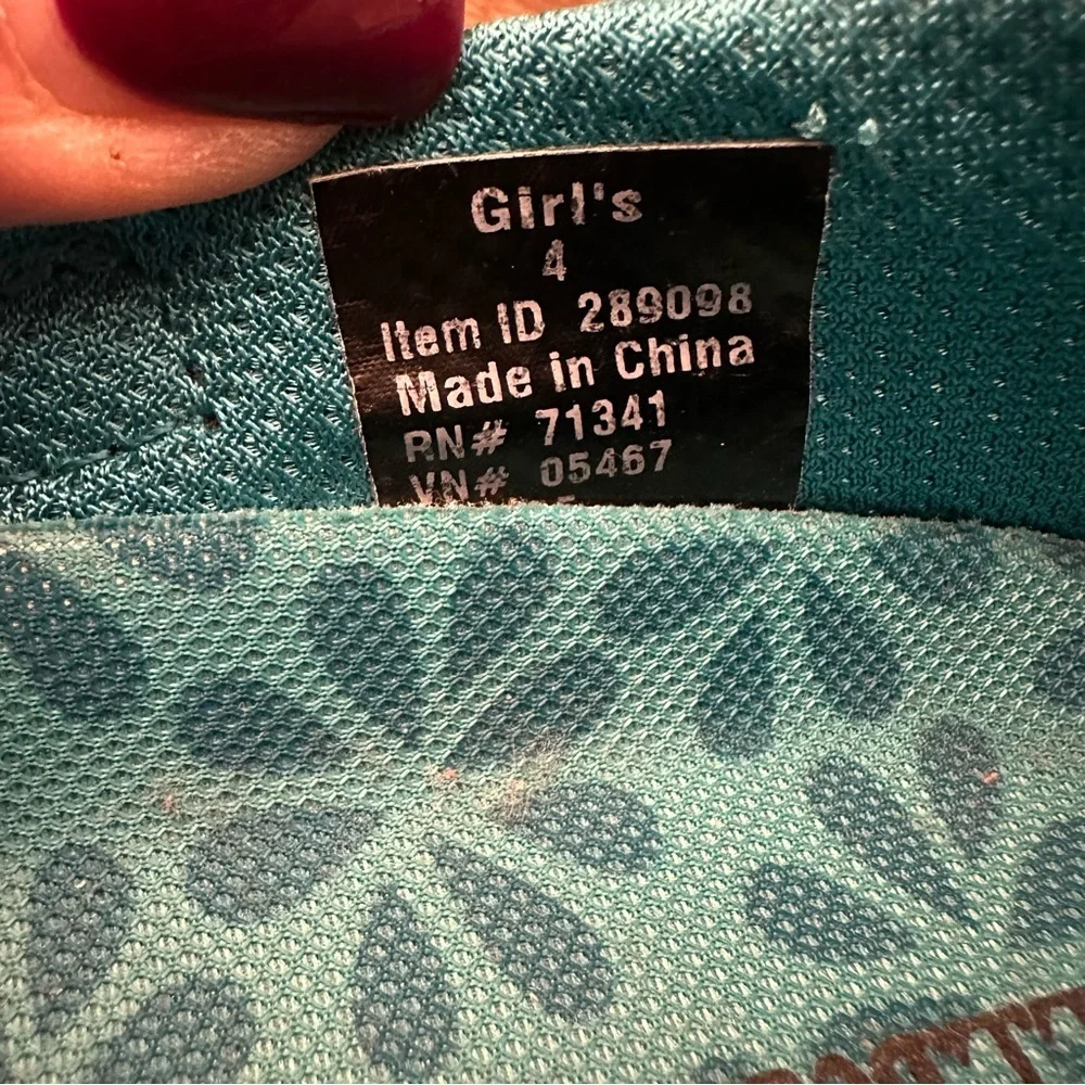 LL Bean Sneakers Girls 4 Teal Suede Beansport Mary Janes Girl's Shoes